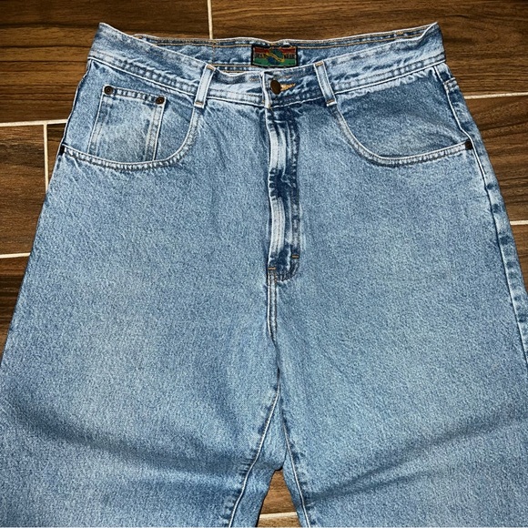 Vintage 90s Baggy Jeans Loose Skater Casual Indie Structure Jeans - Picture 2 of 7